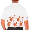 Golf Knickers Argyle Arcadia Outfit X - Orange/White