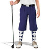 Youth Outdoor Sports Navy Cotton Golf Knickers Front