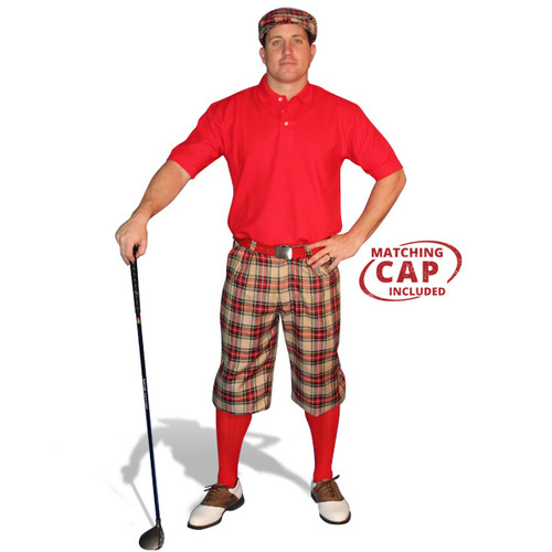 Mens Augusta & Red Golf Outfit