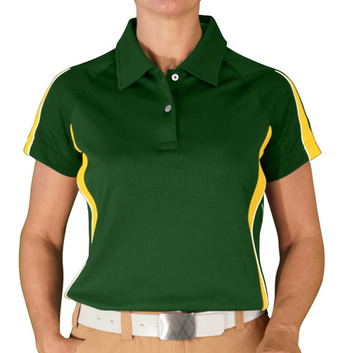 Green and yellow sales polo shirt