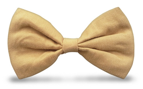 Fashionable Solid Khaki Bow Tie For Any Occasion