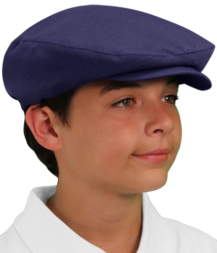 Youth Outdoor Sports Navy Microfiber Golf Cap Side
