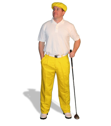 Pastel Yellow Golf Pants