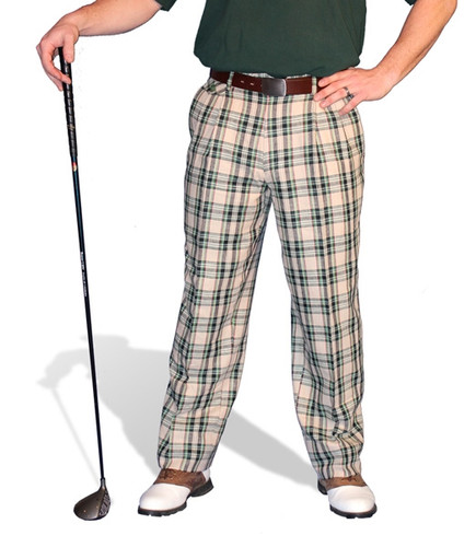 PGA TOUR Apparel Flat Front Windowpane Plaid Golf Pant | PGA TOUR Superstore