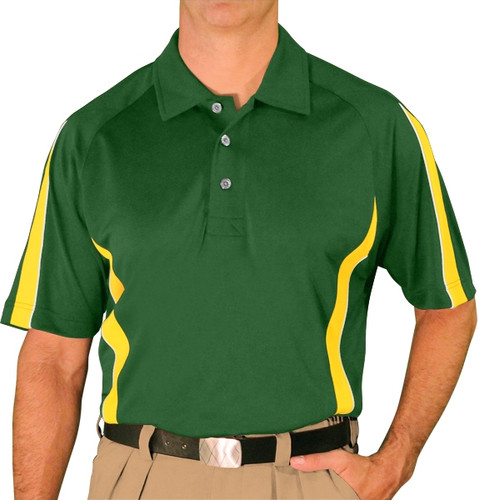 green mens golf shirt