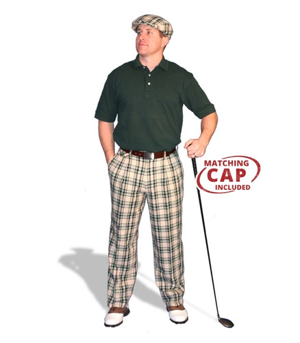 Mens Khaki Stewart \u0026 Dark Green Pant Outfit