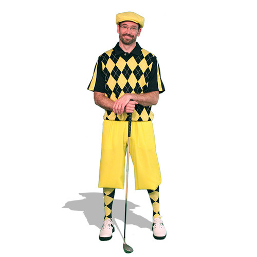 mens yellow sweater outfit