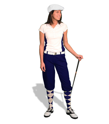 Ladies Clubman Navy & White Outfit