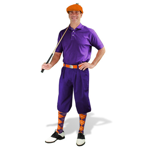Mens Wedge White/Purple Outfit