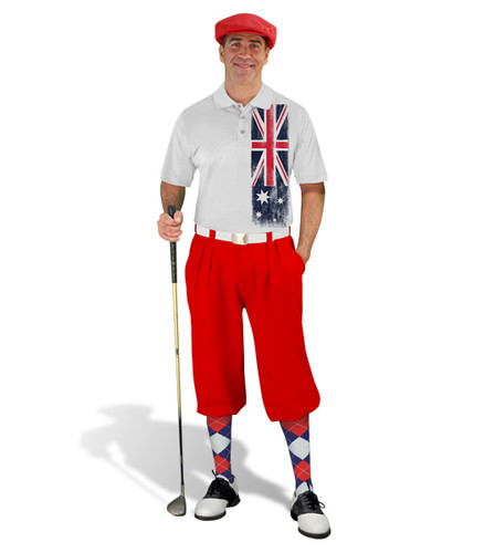 Golf Knickers - Australian Homeland Outfit - Reds