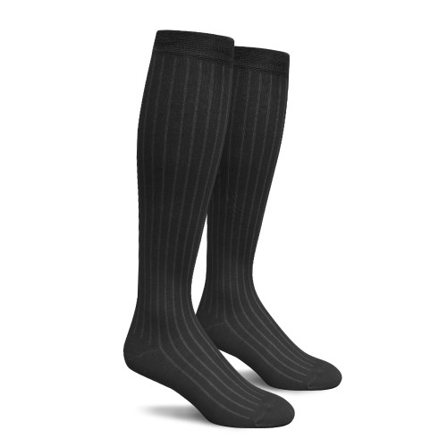 Youth Over the Calf Solid Socks Black