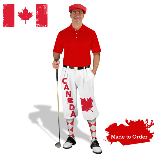 Mens Irish Homeland Cloverleaves Golf Knickers Outfit