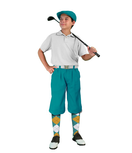 Golf Knickers - Youth Teal Start-in-Style Outfit