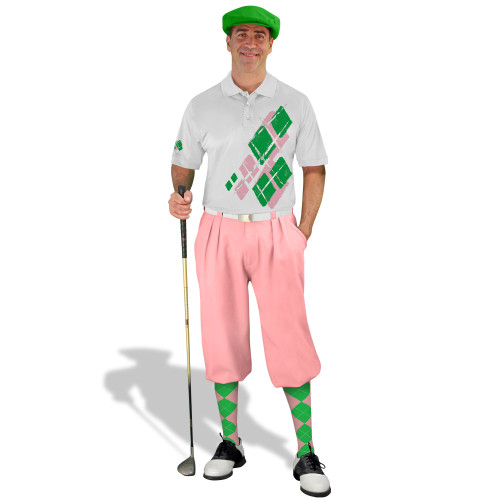Golf Knickers Argyle Utopia Outfit 6Y - Pink/Lime