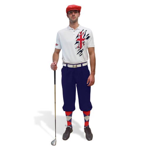 Golf Knickers - UK Patriot Heroes Outfit - Flag