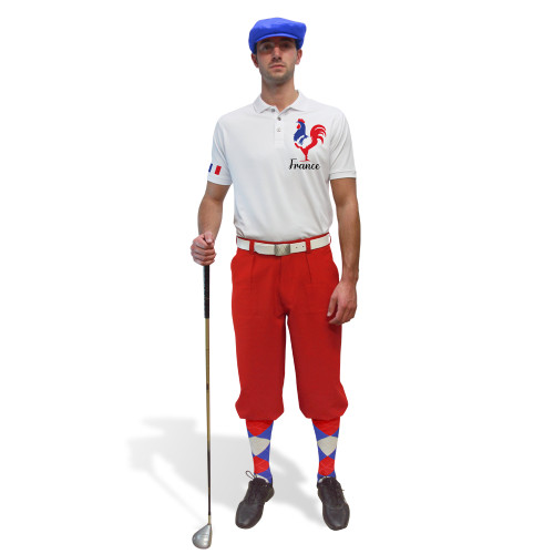 Golf Knickers - France Patriot Heroes Outfit - Rooster