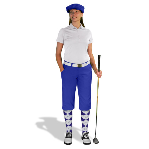 Golf Knickers - Ladies Royal Multiselect Outfit