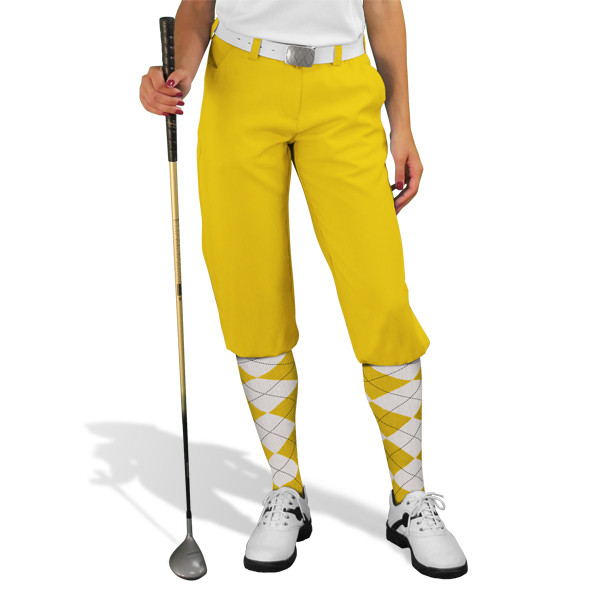 Yellow golf store pants