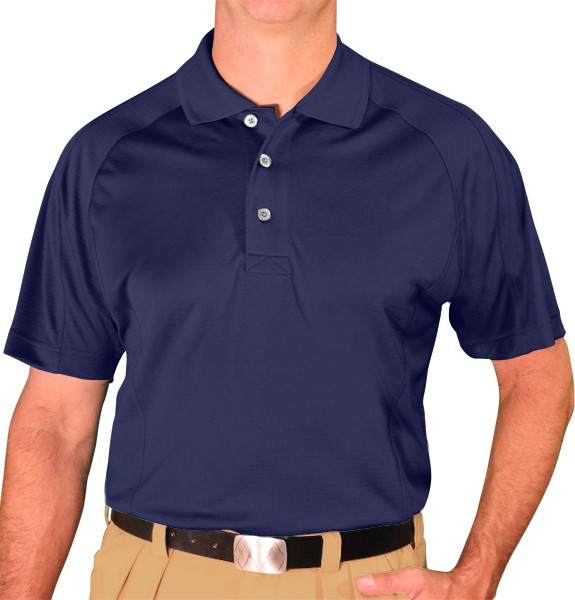 navy golf shirt