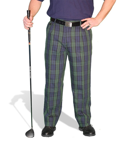 Classic Men's Retro Vintage Sta Press Golf Trousers Mod Prince Of Wales  Check | eBay