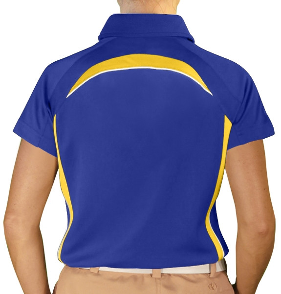 ladies yellow golf shirt