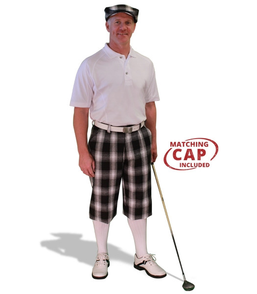 Mens Yorkshire & White Golf Knickers Golf Outfit