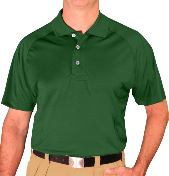 dark green golf shirts