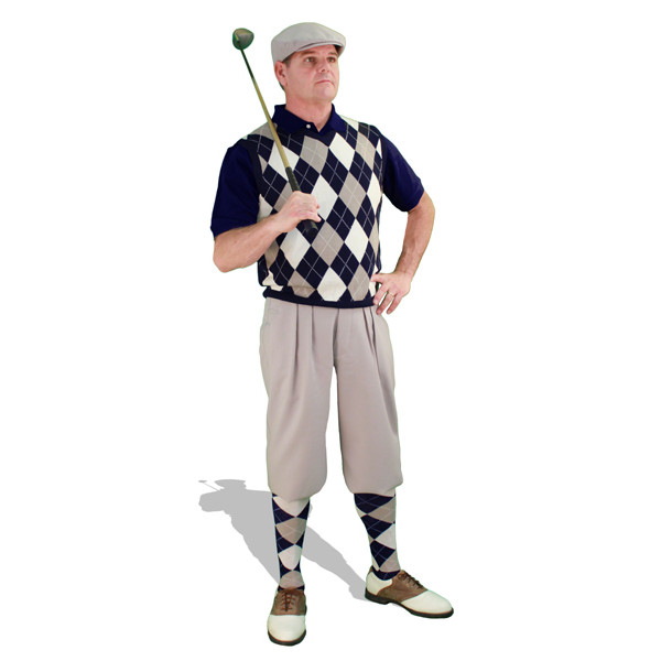 Old fashioned golf on sale attire