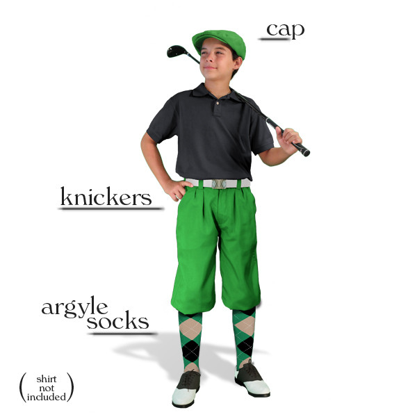 Golf Knickers 'Par 3' Mens White StartinStyle Outfit