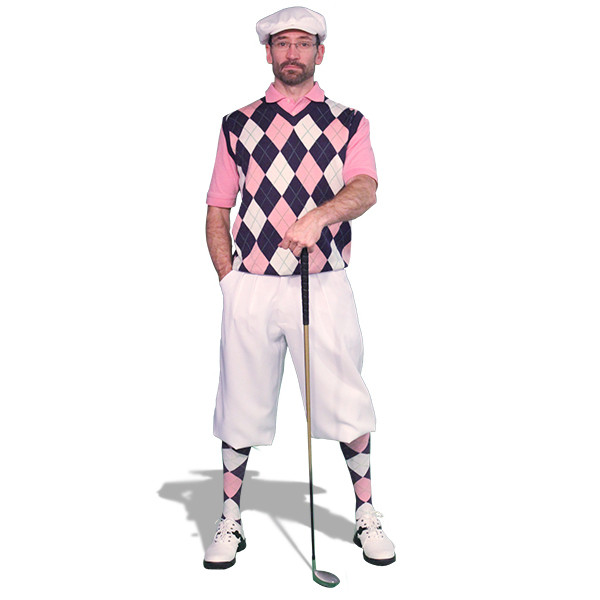 Mens White, Pink \u0026 Purple Sweater Outfit