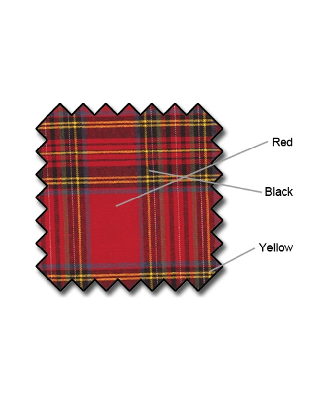 Royal Stewart Plaid Red Black Yellow