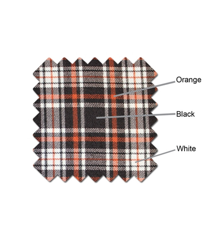 Mens Falkirk, Orange, & Black Sweater Golf Outfit