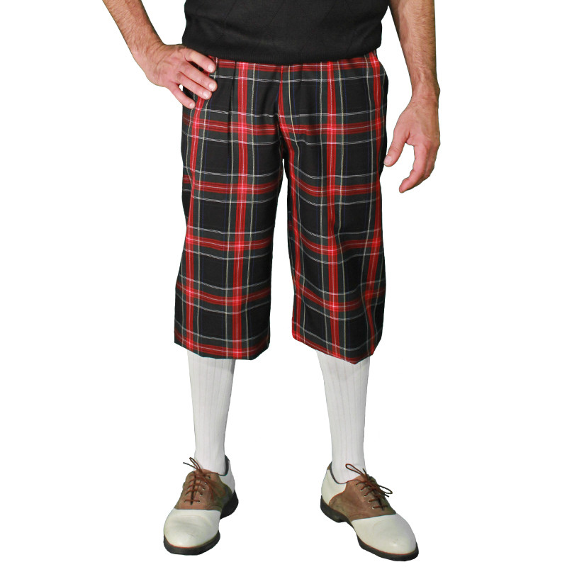 Golf Outfit - Mens Black Stewart & Black Sweater 1