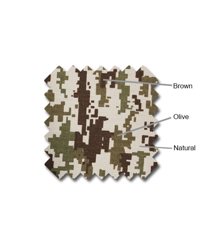 Desert Camo Design Brown Olive and Natural