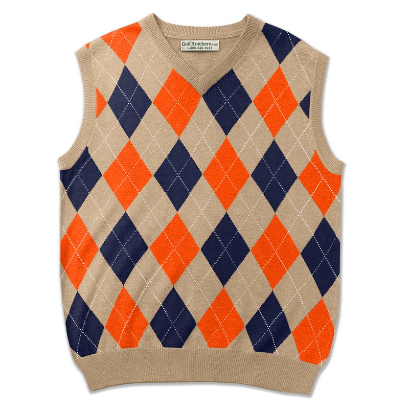 BUTCHER PRODUCTS Argyle Vest サイズ42 Argyle Golf Sweater Vest | Black/Red/White | Mens
