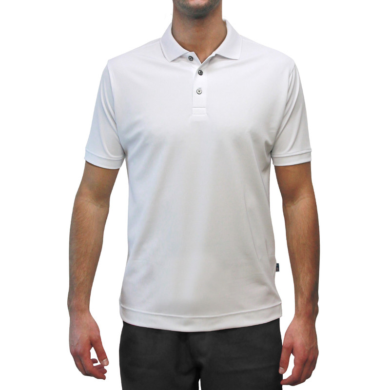 Pro-Dry Golf Shirts | Mens | White