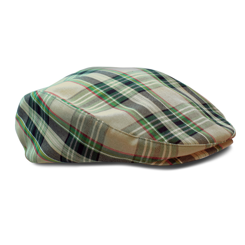 Golf Outfit - Mens Khaki Stewart & Lime