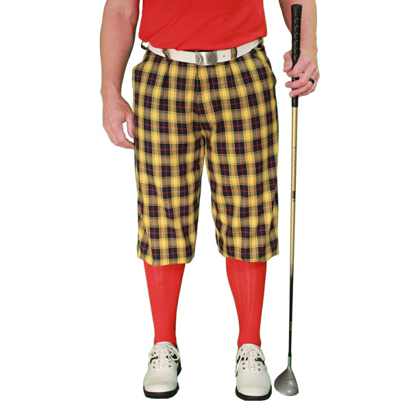 Mens Cork & Red Golf Outfit