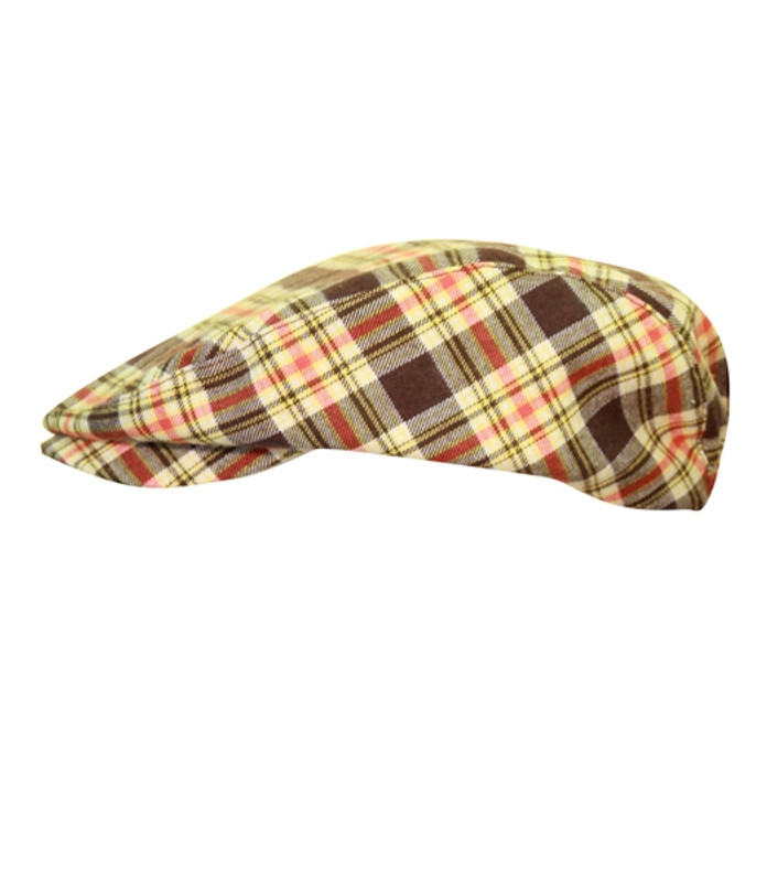 Mens Outdoor Sports Cambridge Plaid Golf Cap