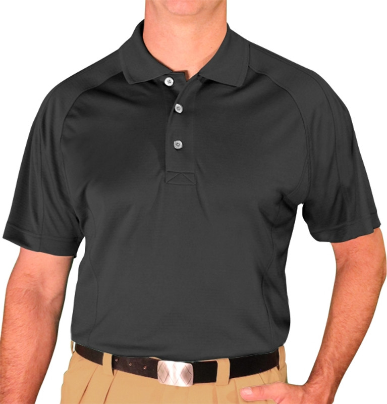 Golfickers 黒ポロシャツ XL Microfiber Golf Shirts | Mens | Black