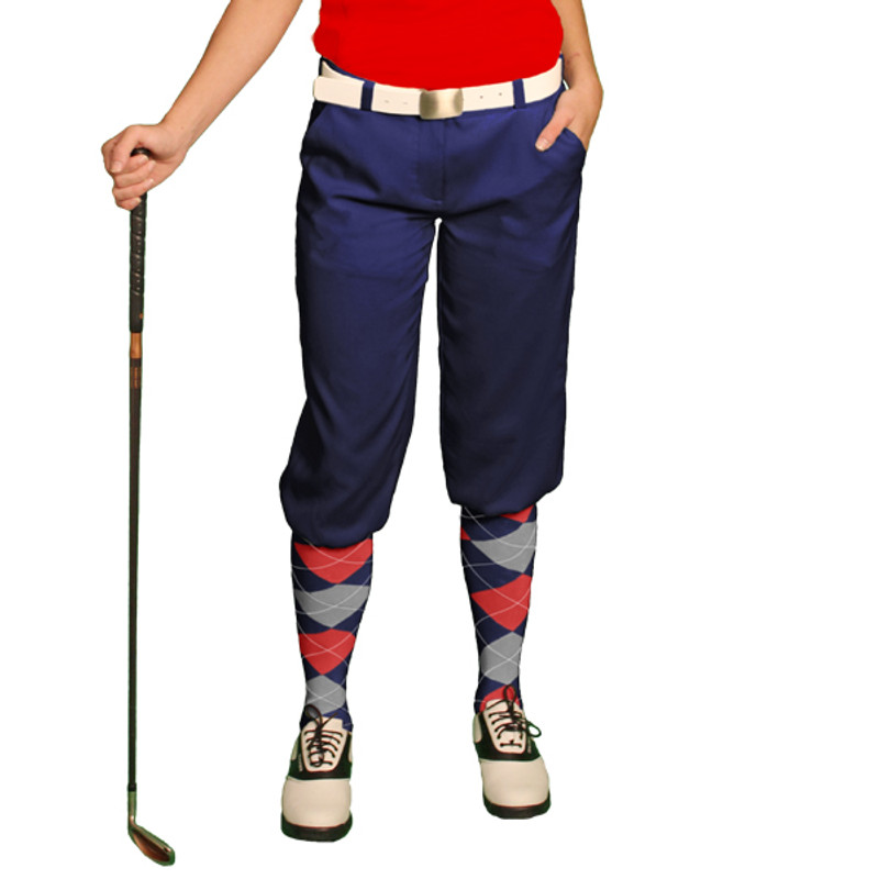 Golf Knickers - Ladies Navy Start-in-Style Outfit