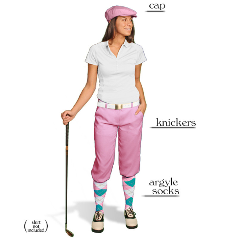 Golf Knickers - Ladies Pink Start-in-Style Outfit