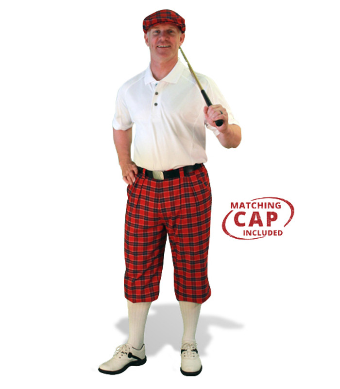 Mens Newcastle & White Golf Outfit