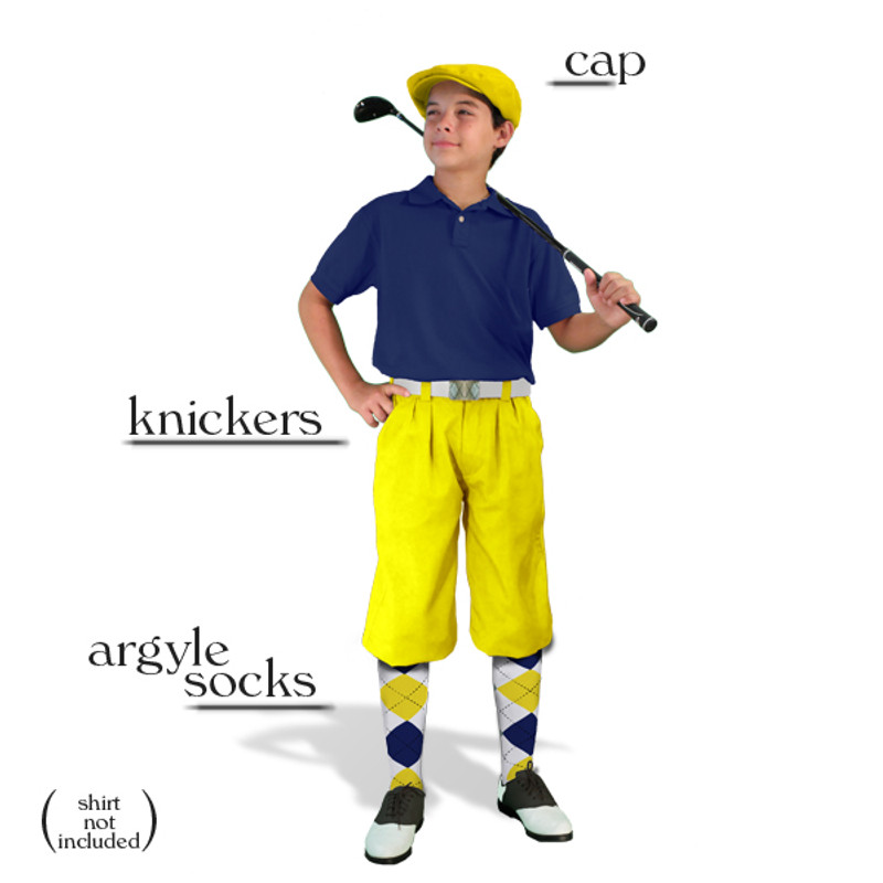Golf Knickers - Youth Yellow Start-in-Style Outfit