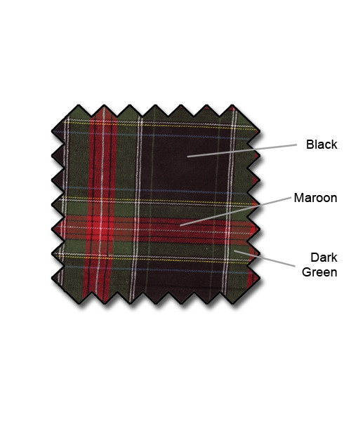 Ladies 'Par 5' Black Stewart Plaid Start-in-Style Outfit