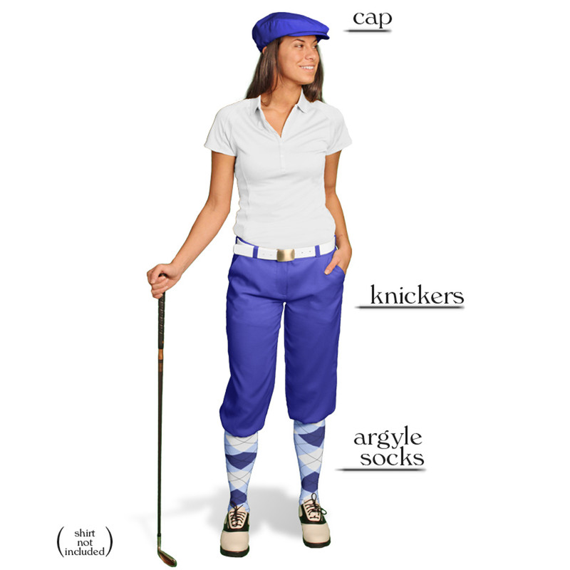 Golf Knickers - Ladies Royal Start-in-Style Outfit