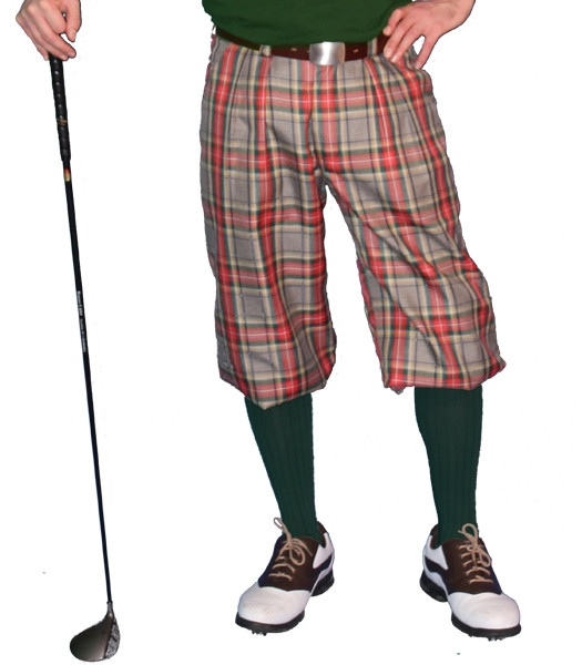 Mens Lumberjack & Dark Green Golf Knickers Golf Outfit Mens Lumberjack & Dark Green Golf Knickers Golf Outfit