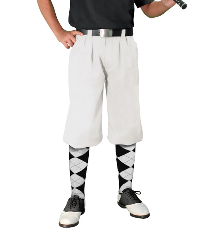 Golf Knickers - Youth White Start-in-Style Outfit