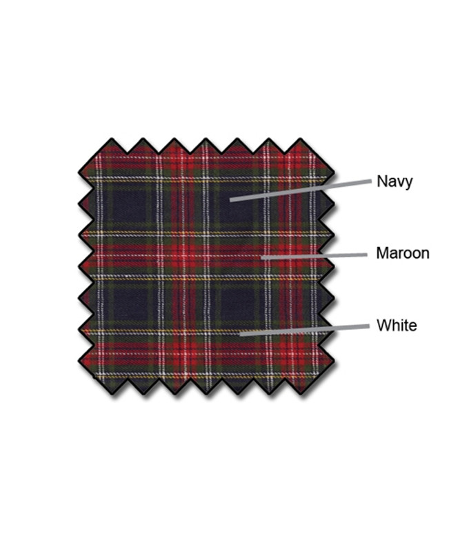 Golf Outfit - Mens Navy Stewart Plaid Golf Knickers & Yellow