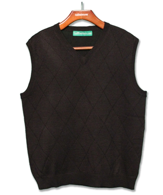 Golf Outfit - Mens Black Stewart & Black Sweater